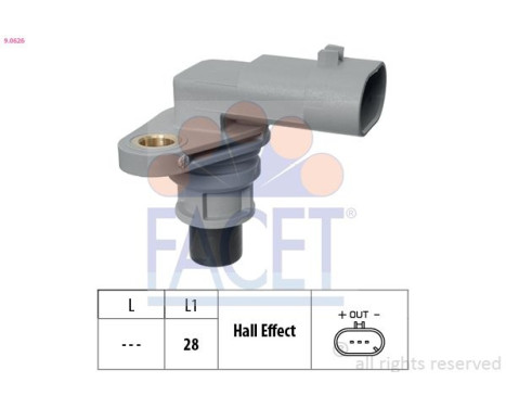 Sensor, camshaft position Made in Italy - OE Equivalent