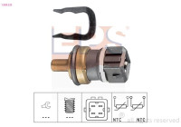Sensor, coolant temperature Made in Italy - OE Equivalent 1.830.232 EPS Facet