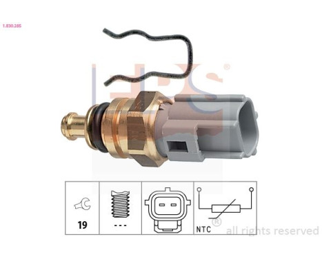 Sensor, coolant temperature Made in Italy - OE Equivalent 1.830.285 EPS Facet