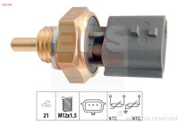 Sensor, coolant temperature Made in Italy - OE Equivalent 1.830.365 EPS Facet