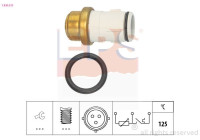 Sensor, coolant temperature Made in Italy - OE Equivalent 1.830.533 EPS Facet