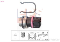 Sensor, coolant temperature Made in Italy - OE Equivalent 1830353 EPS Facet