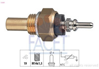 Sensor, coolant temperature Made in Italy - OE Equivalent 7.3131 Facet