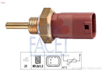Sensor, coolant temperature Made in Italy - OE Equivalent 7.3242 Facet