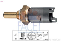 Sensor, coolant temperature Made in Italy - OE Equivalent 7.3274 Facet