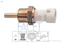 Sensor, coolant temperature Made in Italy - OE Equivalent 7.3335 Facet