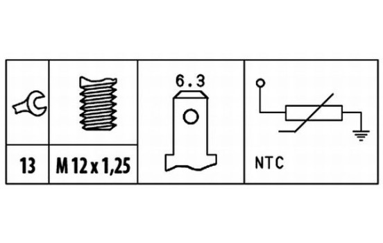 Sensor, coolant temperature, Image 2