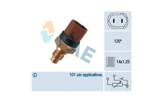 Sensor, coolant temperature