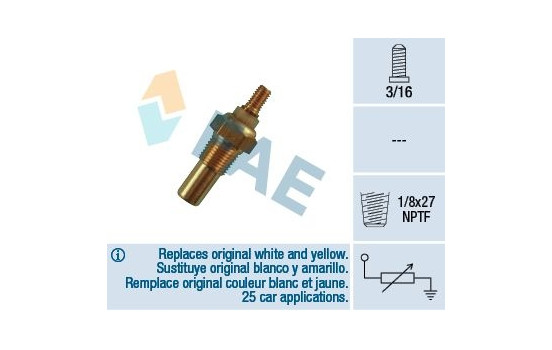 Sensor, coolant temperature