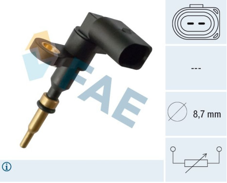 Sensor, coolant temperature