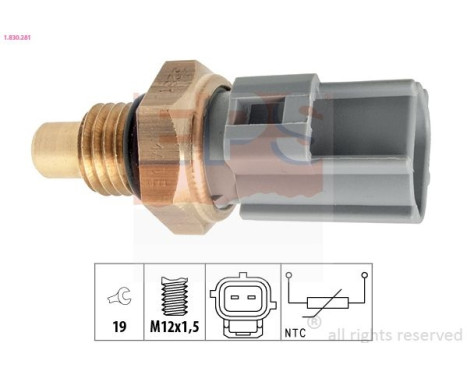 Sensor, fuel temperature Made in Italy - OE Equivalent 1.830.281 EPS Facet