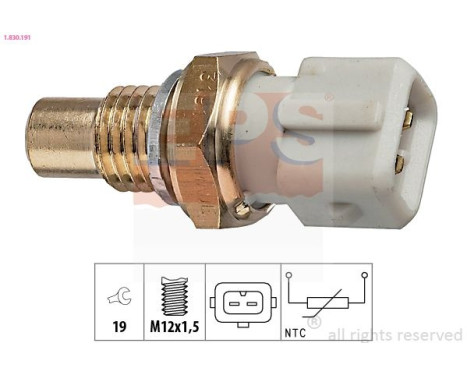 Sensor, oil temperature Made in Italy - OE Equivalent 1.830.191 EPS Facet