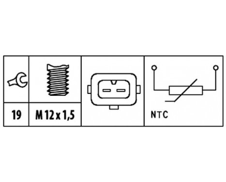 Sensor, oil temperature