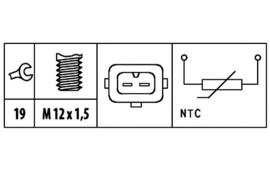 Sensor, oil temperature