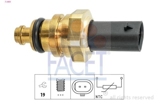 Temperature sensor 7.3401 Facet