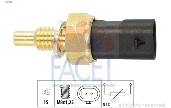 Temperature sensor 7.3403 Facet