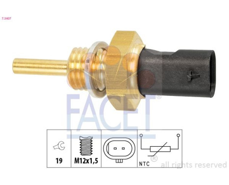 Temperature sensor 7.3407 Facet