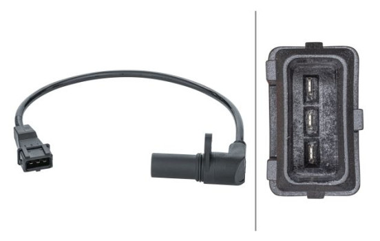 Crankshaft sensor 6PU 013 122-951 Hella