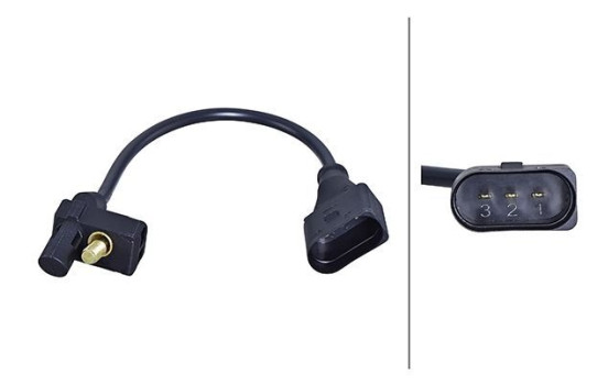 Crankshaft sensor 6PU 358 191-101 Hella