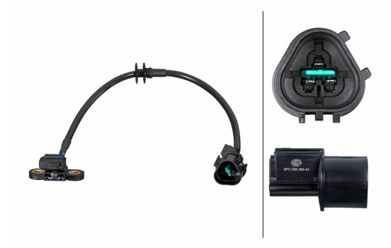 Crankshaft sensor 6PU 358 380-431 Hella