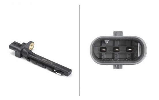 Sensor, crankshaft pulse 6PU 009 110-881 Hella