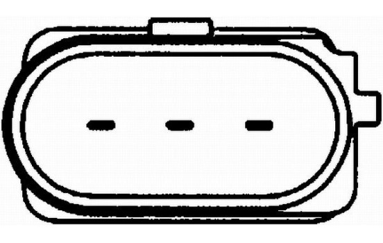 Sensor, crankshaft pulse 6PU 009 146-381 Hella