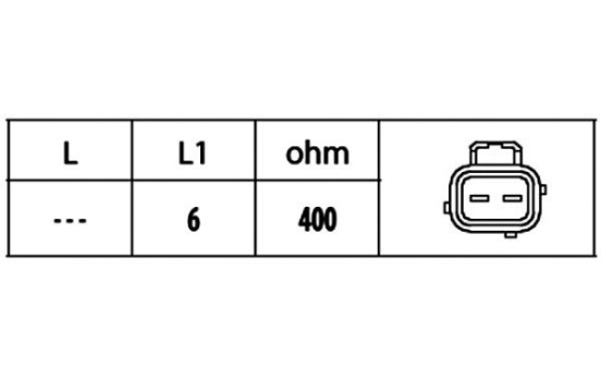 Sensor, crankshaft pulse 6PU 009 146-441 Hella