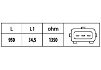 Sensor, crankshaft pulse 6PU 009 146-451 Hella