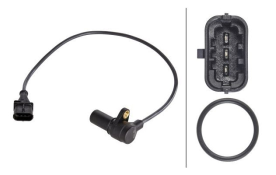 Sensor, crankshaft pulse 6PU 009 146-461 Hella, Image 2