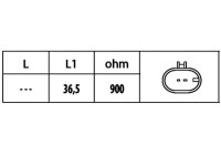 Sensor, crankshaft pulse 6PU 009 146-561 Hella