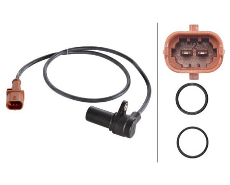 Sensor, crankshaft pulse 6PU 009 146-631 Hella