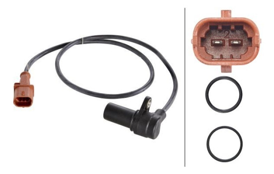 Sensor, crankshaft pulse 6PU 009 146-631 Hella