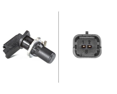Sensor, crankshaft pulse 6PU 009 163-291 Hella