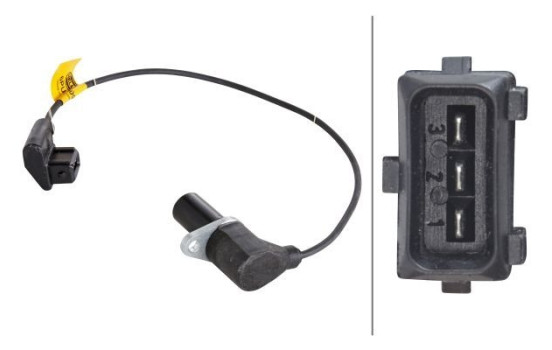 Sensor, crankshaft pulse 6PU 009 163-681 Hella