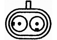 Sensor, crankshaft pulse 6PU 009 163-721 Hella