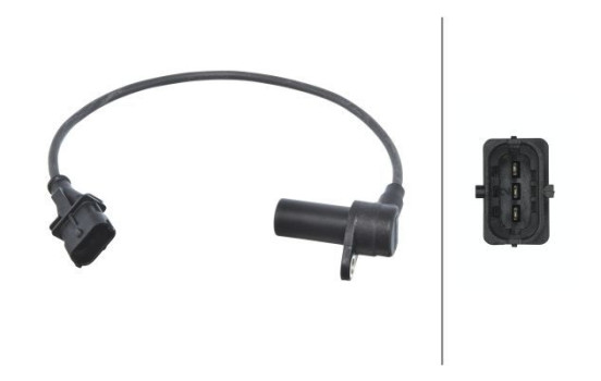 Sensor, crankshaft pulse 6PU 009 163-811 Hella