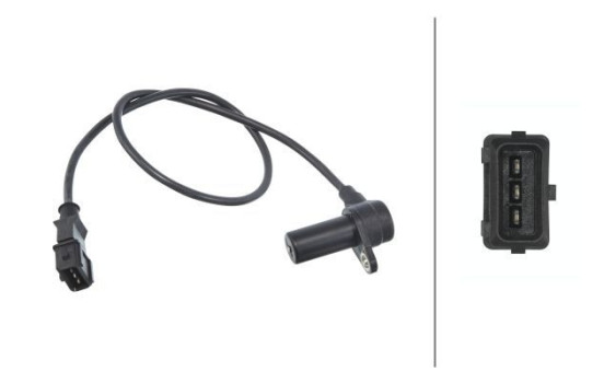 Sensor, crankshaft pulse 6PU 009 163-821 Hella