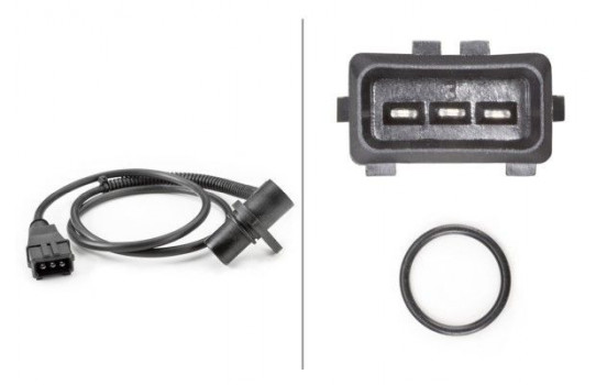 Sensor, crankshaft pulse 6PU 009 163-831 Hella