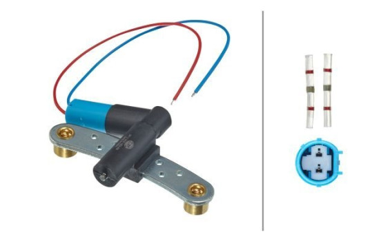 Sensor, crankshaft pulse 6PU 009 163-881 Hella