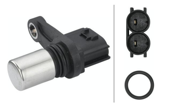 Sensor, crankshaft pulse 6PU 013 122-001 Hella