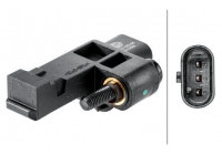Sensor, crankshaft pulse 6PU 013 122-081 Hella