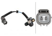 Sensor, crankshaft pulse 6PU 013 122-501 Hella