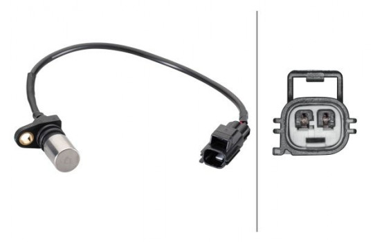 Sensor, crankshaft pulse 6PU 013 122-841 Hella