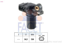 Sensor, crankshaft pulse Made in Italy - OE Equivalent 9.0323 Facet