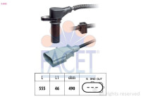 Sensor, crankshaft pulse Made in Italy - OE Equivalent 9.0505 Facet