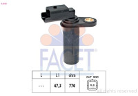 Sensor, crankshaft pulse Made in Italy - OE Equivalent 9.0538 Facet