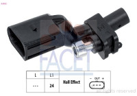 Sensor, crankshaft pulse Made in Italy - OE Equivalent 9.0552 Facet