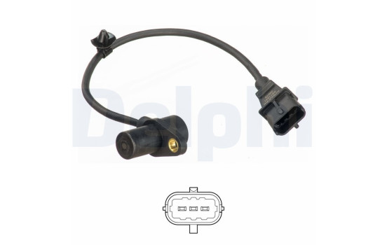 Sensor, crankshaft pulse SS11241 Delphi