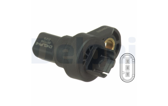 Sensor, crankshaft pulse SS11249 Delphi, Image 2