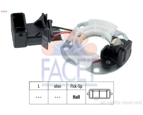 Sensor, ignition pulse Made in Italy - OE Equivalent 8.2733 Facet